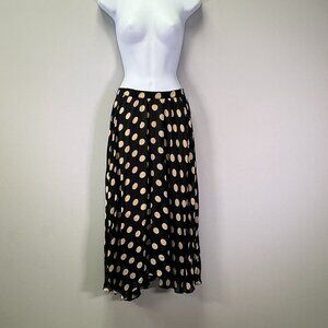 Free People Analise Women's Size 2 Polka Dot MIDI Skirt NWT